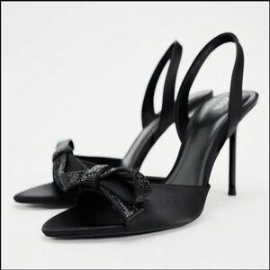 ZARA High Heeled Slingbacks Size 6.5 US (37) NEW WITH TAG!